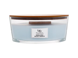WoodWick Magnolia Birch svíčka loď 453,6