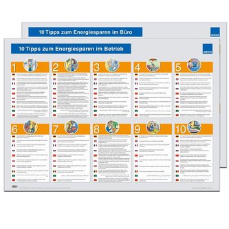 Poster - Energiesparen