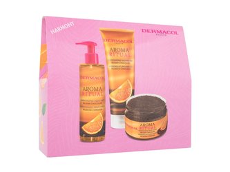 Dermacol Aroma Ritual sprchový gel 250 ml + mýdlo na ruce 250 ml + tělový peeling 200 g