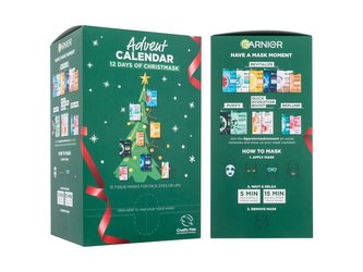 Garnier Advent Calendar pleťová maska 12 ks
