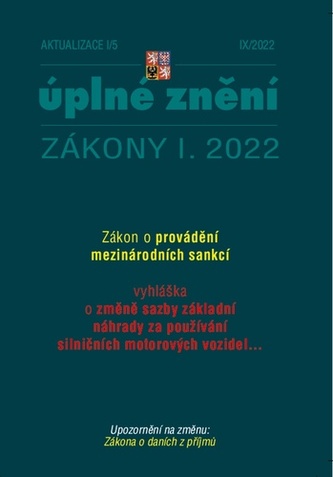 Aktualizace I/5 2022 O provádění mezinárodních sankcí