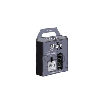 JM pánský set X Black voda po holení a deo