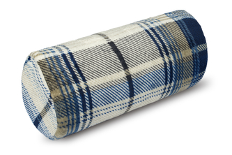 Válec Micro - dětský motiv - modré čtverce - průměr 15 x 35 cm