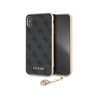 Guess Charms Hard case GUHCI65GF4GGR iPhone XS Max šedé