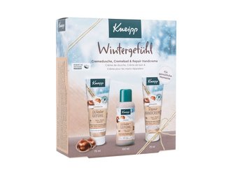 Kneipp Winter Feeling pěna do koupele Winter Feeling 100 ml + krém na ruce Winter Feeling 75 ml + sprchový gel Winter Feeling 75 ml