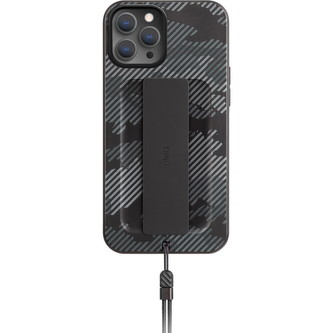 UNIQ Heldro Designer Edition Antimikrobiální kryt iPhone 12 Pro Charcoal Camo