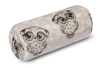Válec Micro - dětský motiv - sovička růžová - průměr 15 x 35 cm