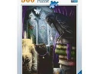 Ravensburger Puzzle Havran a kočka ve věži 500 dílků