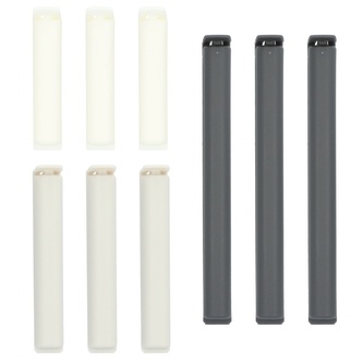 Plastové klipsy - svorky na sáčky EASY BAKE šedá 9 kusů různé rozměry Homla