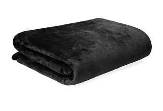 Mikrovláknová deka ROTE černá 150x200 cm Homla