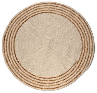 Koberec v kombinaci bavlny a juty GAJO průměr 80 cm Homla