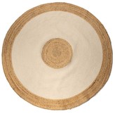 Koberec v kombinaci bavlny a juty GAJO průměr 120 cm Homla