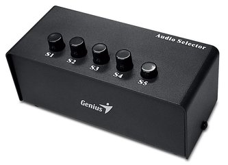 Genius Stereo Switching Box, pro výběr zvukového výstupu až na 5 repro Genius Stereo Switching Box, pro výběr zvukového výstupu až na 5 repro