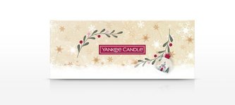 YANKEE CANDLE Dárková sada 10 čajových svíček a skleněného svícnu na čajovou svíčku