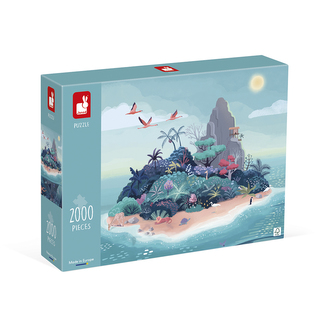 Janod Art Puzzle Tajemný ostrov 2000 PCS