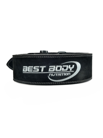 Best Body nutrition - Opasek powerlifting černý - velikost XL