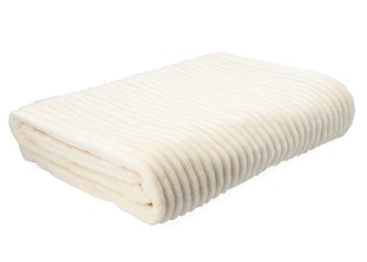 Mikrovláknová deka PASK béžová 150x200 cm Homla