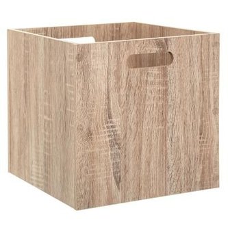 5Five® Úložný box na skladování 31 x 31 cm dub v dekoru dřeva