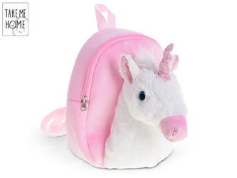 Unicorn batoh plyšový 26cm s jednorožcem 24m+