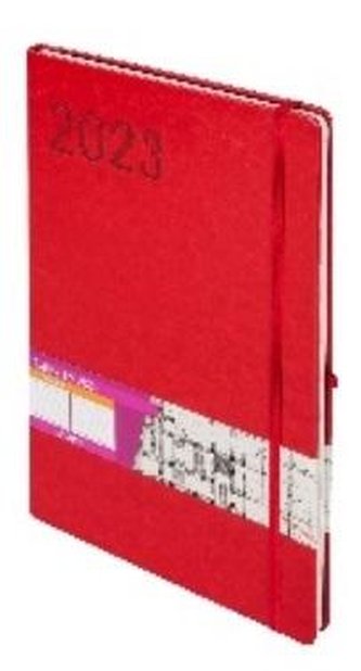 Kalendarz 2023 Formalizm A4 czerwony TDW ANTRA