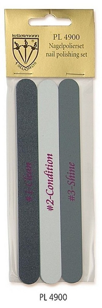 KLR PL leštička na nehty - 3ks PL4900