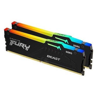 DIMM DDR5 16GB 5200MT/s CL40 (Kit of 2) KINGSTON FURY Beast RGB
