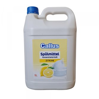 Gallus prostředek na mytí nádobí 5 l Lemon