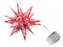 LED hvězda červená 18 cm
