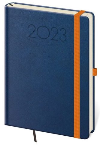 Diář 2023 denní A5 New Praga - modrá