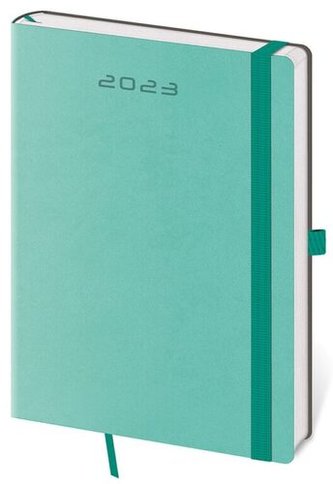 Diář 2023 denní A5 Flexies - mátová