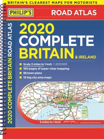 Philip's 2020 Complete Road Atlas Britain and Ireland