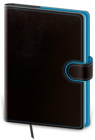 Diář 2023 týdenní kapesní Flip - černo/červená