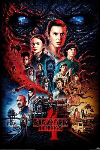 Plakát Stranger Things 4 - Vecna