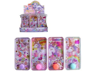 Vodní hra jednorožec, 14,5 x 7 x 1 cm