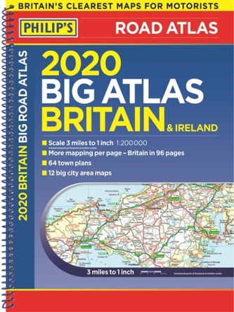 Philip's 2020 Big Road Atlas Britain and Ireland