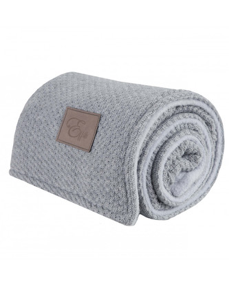 Vlnená & flísová dvojitá deka, Gray/Gray