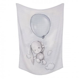 Bambusová swaddle přikrývka 70x95, Effik s balónem