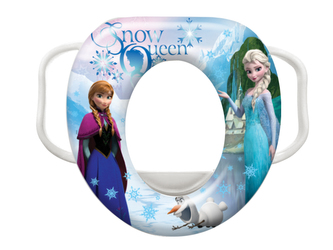 Měkký adaptér na WC "Frozen", Bílá