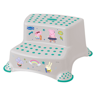 Dvojstupínek k WC/umyvadlu "Peppa", Šedá