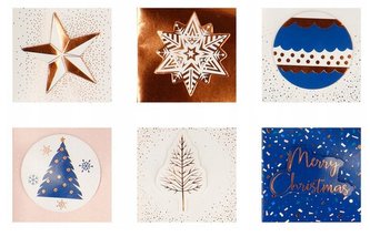 Karnety samoprzylepne do prezentów 12szt