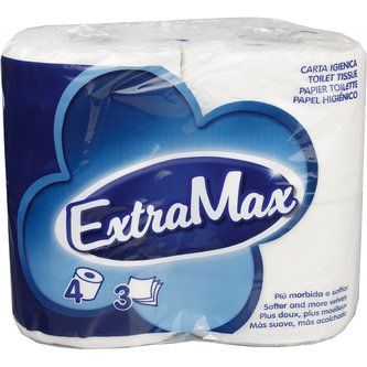 EXTRA Max toaletní papír 3 vrstvý 4 ks