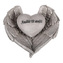 Dekorace na hrob srdce s nápisem 14x15 cm