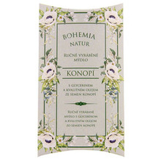 Bohemia Gifts Ručně vyráběné mýdlo s konopným olejem Bohemia Natur 100 g woman