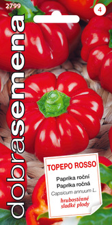 Dobrá semena Paprika zel. - Topepo Rosso 0,4g