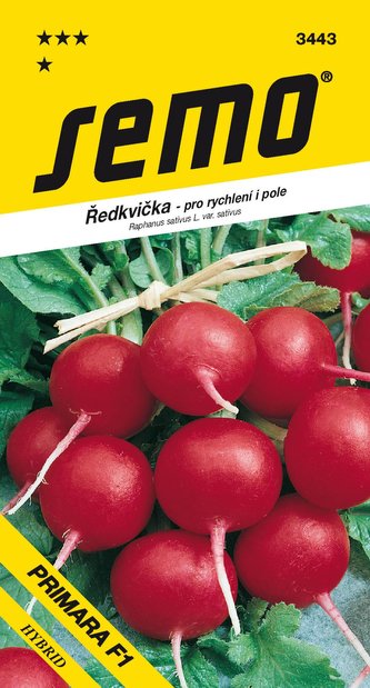 Ředkvička červ. - Primara F1 rychl, pole 1,5g