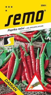 Paprika zel. pálivá chili - Damián červená 0,4g  /SHU 35 000/