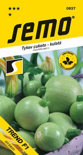Tykev cuketa - Trend F1 kulatá, krémová 1,5g