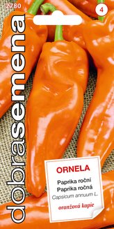 Dobrá semena Paprika zel. - Ornela, kapie oranžová 0,5g
