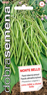 Dobrá semena Fazol tyčkový - Monte Bello 7g