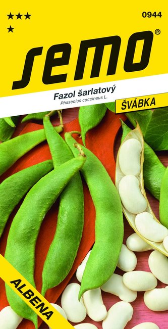 Fazol tyč. bílý - Albena 10s